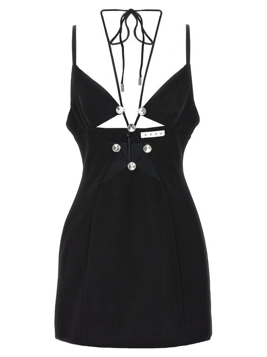 Star Cut Out Dresses Black