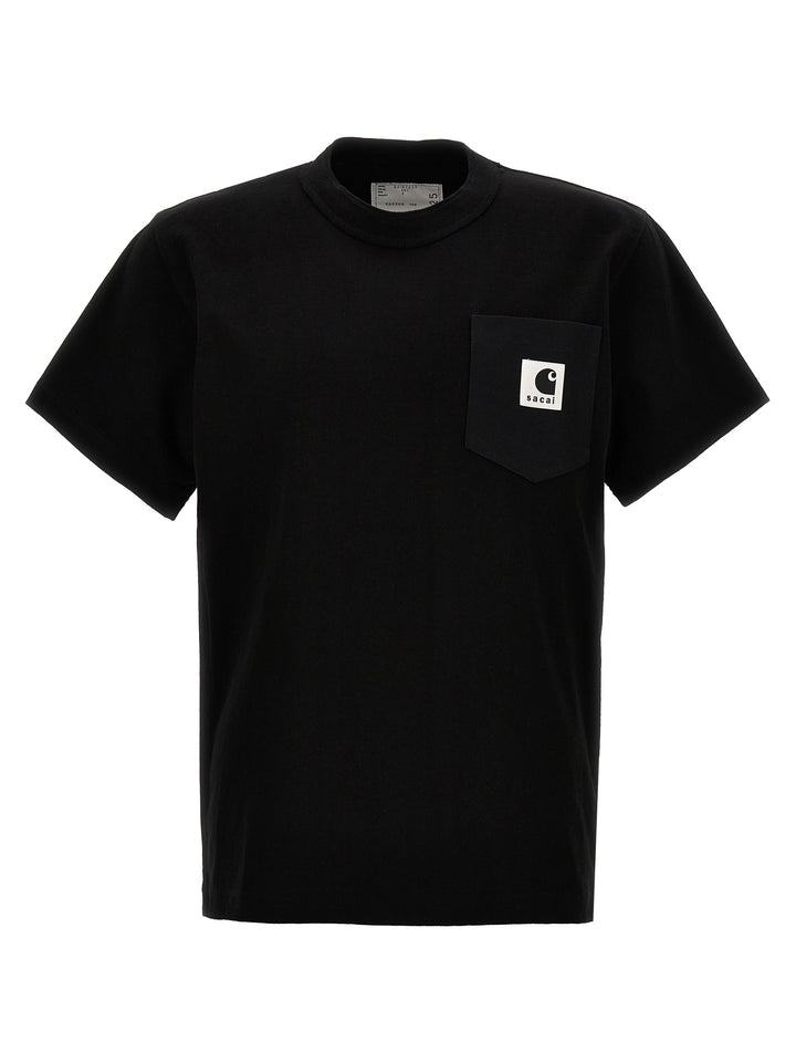 Sacai X Carhartt Wip T-Shirt Black