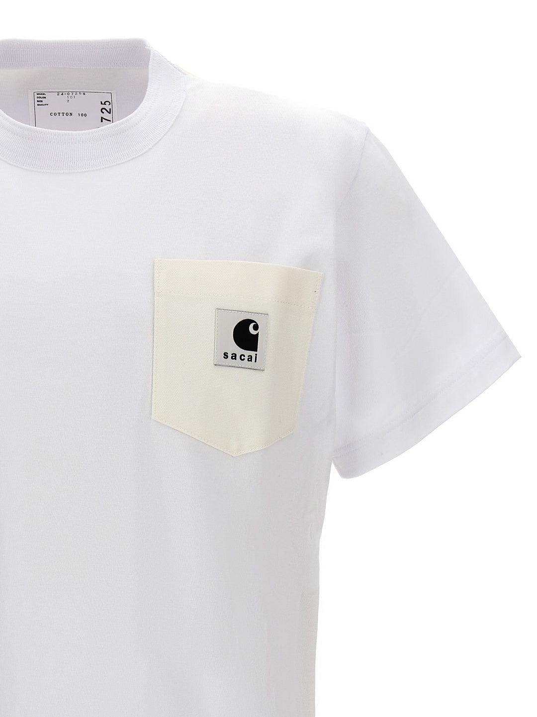 Sacai X Carhartt Wip T-Shirt White