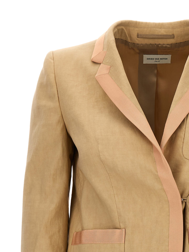 Dries Van Noten  Bessie BlazerS - Beige | 4fe9aabf6ceee1dbfa0eb0d71476ac12f7916605