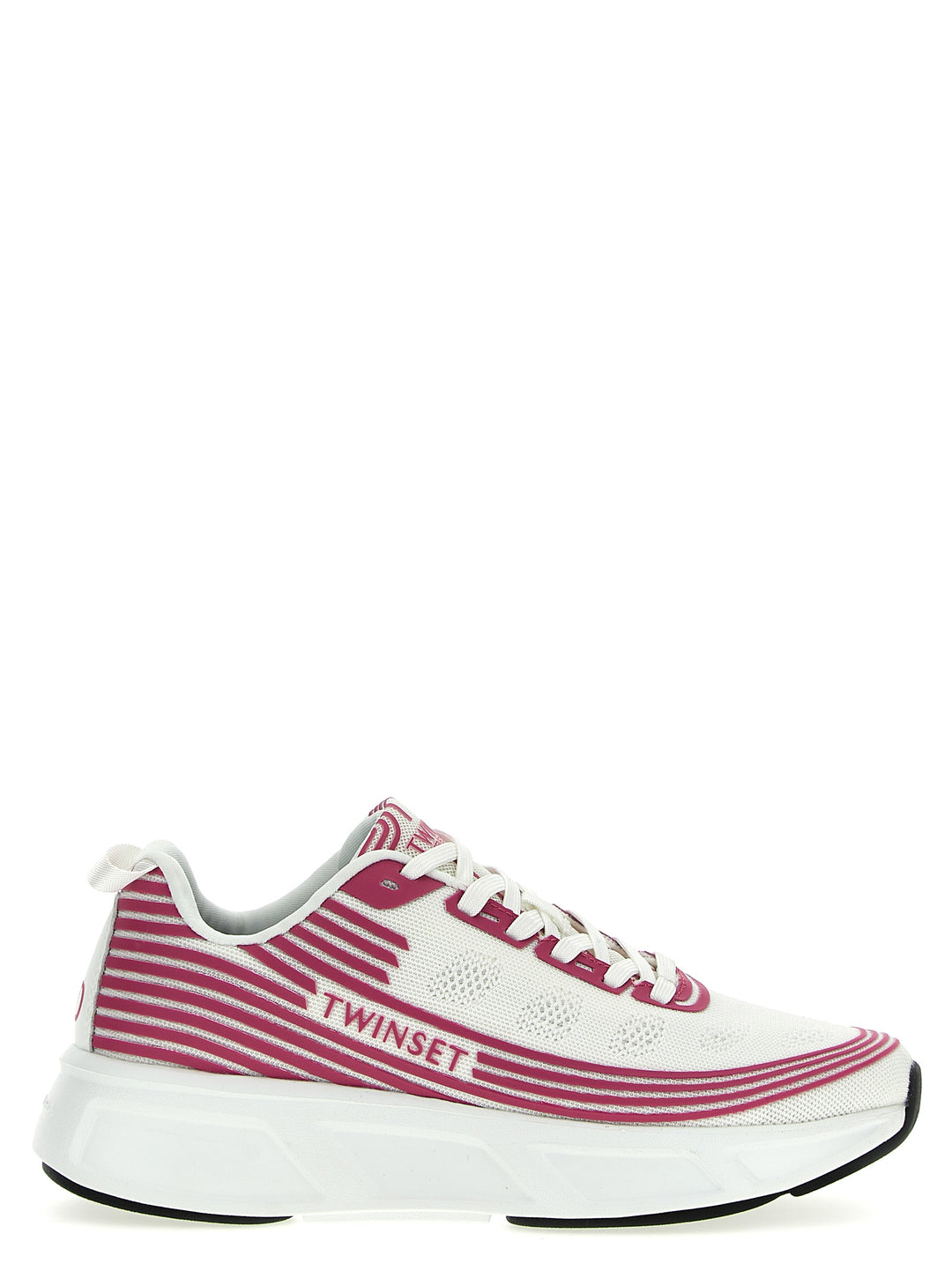 Stretch Knit Sneakers Fuchsia