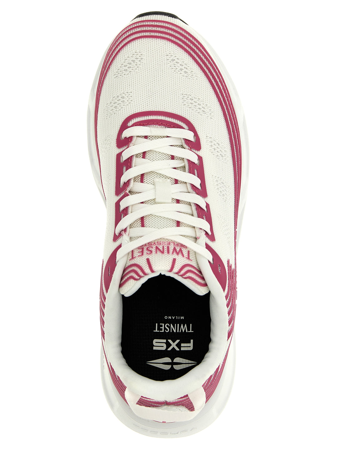 Stretch Knit Sneakers Fuchsia