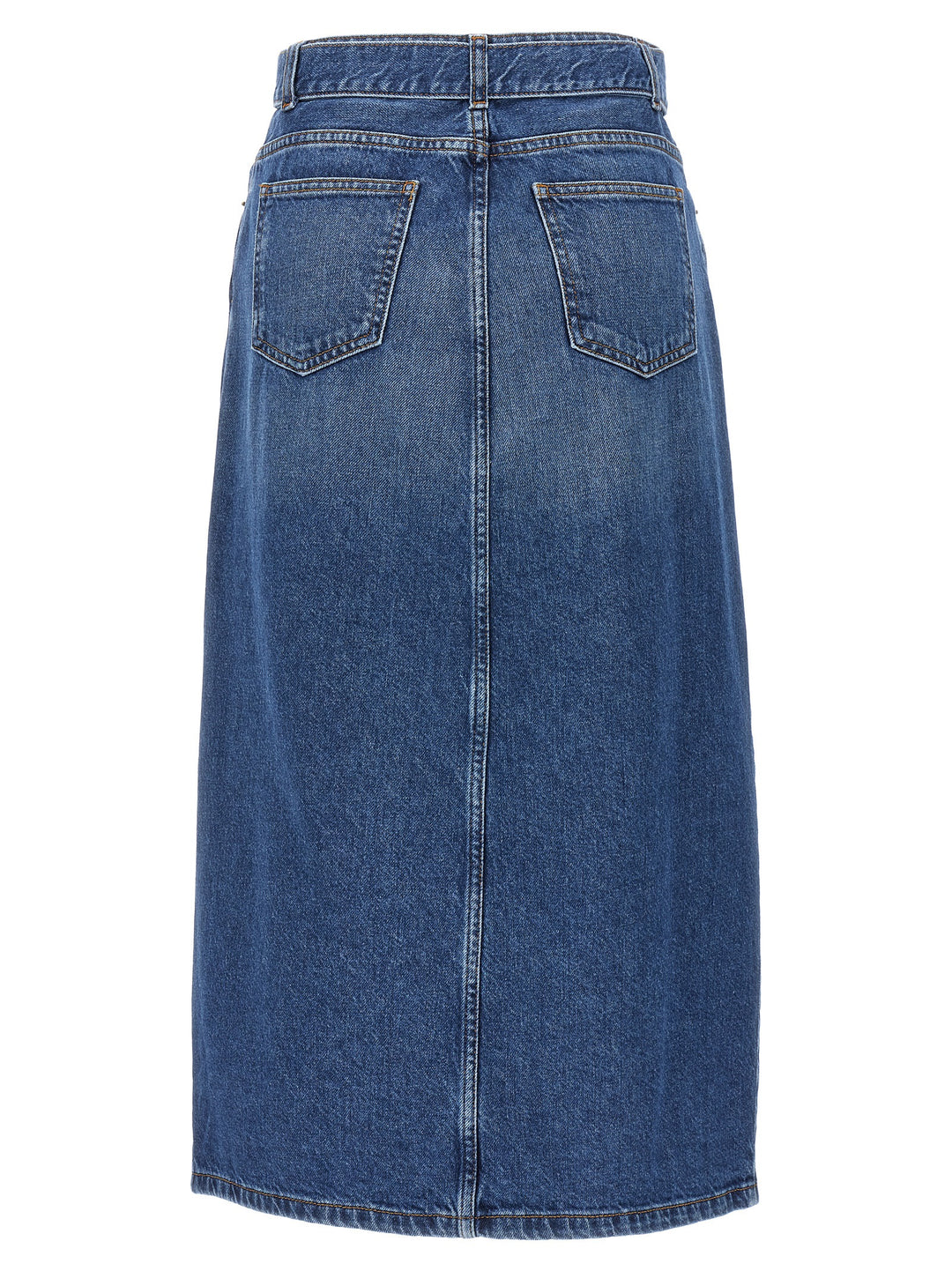 Logo Buckle Skirt Skirts Blue