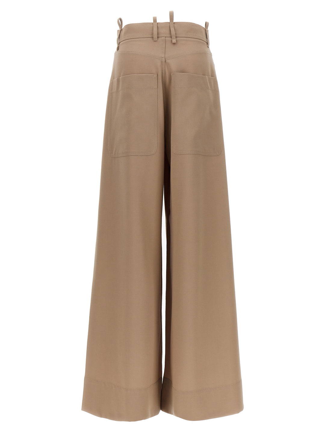 Palazzo Pants Beige