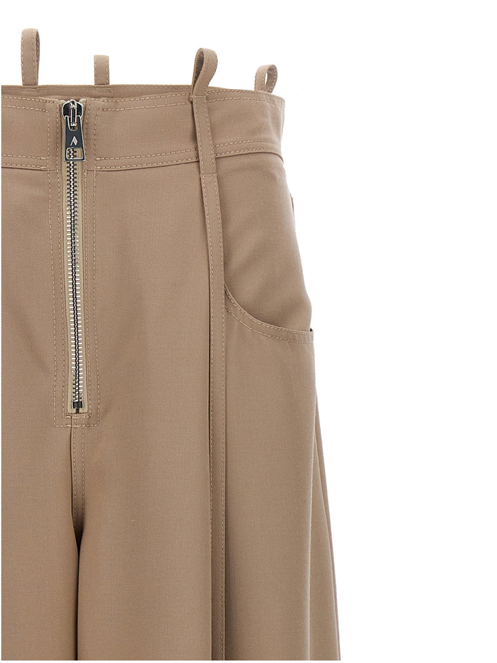 Palazzo Pants Beige