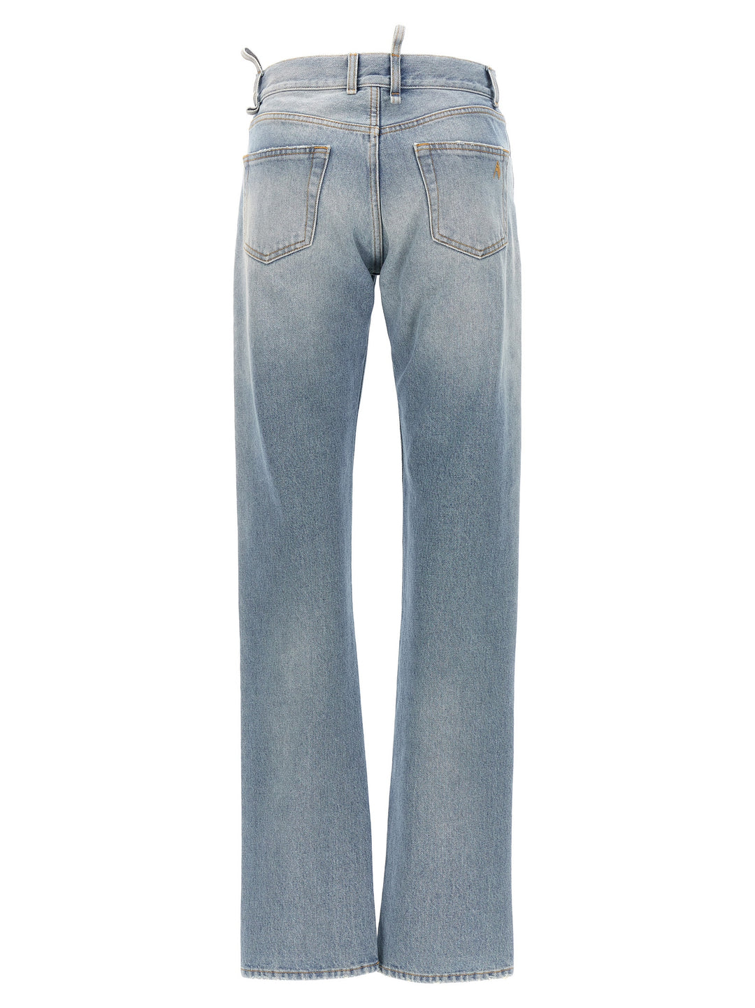 Belted Jeans Light Blue