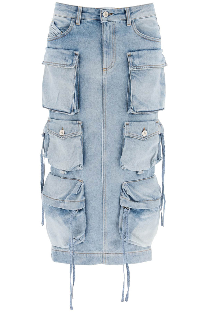 Cargo Denim Skirt - The Attico - Women