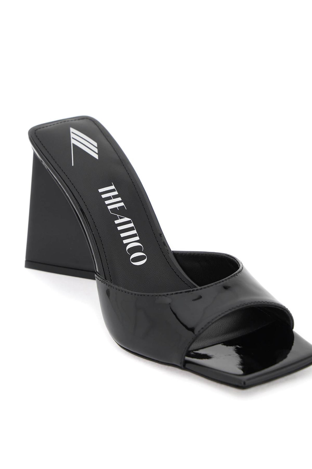 Devon Mules In Patent Leather - The Attico - Women