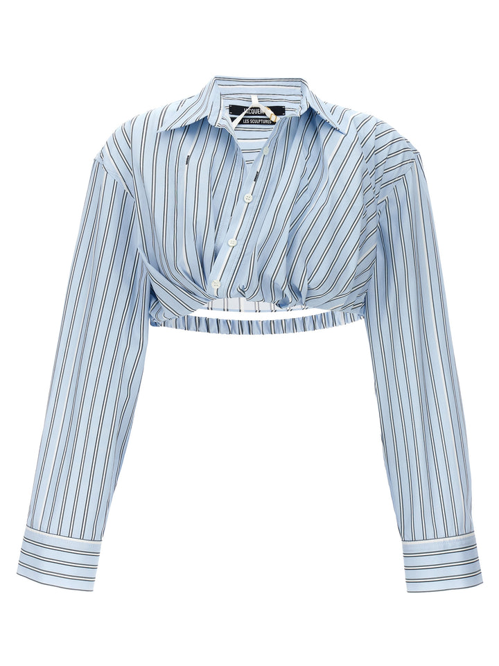 La Chemise Bahia Courte Shirt, Blouse Light Blue