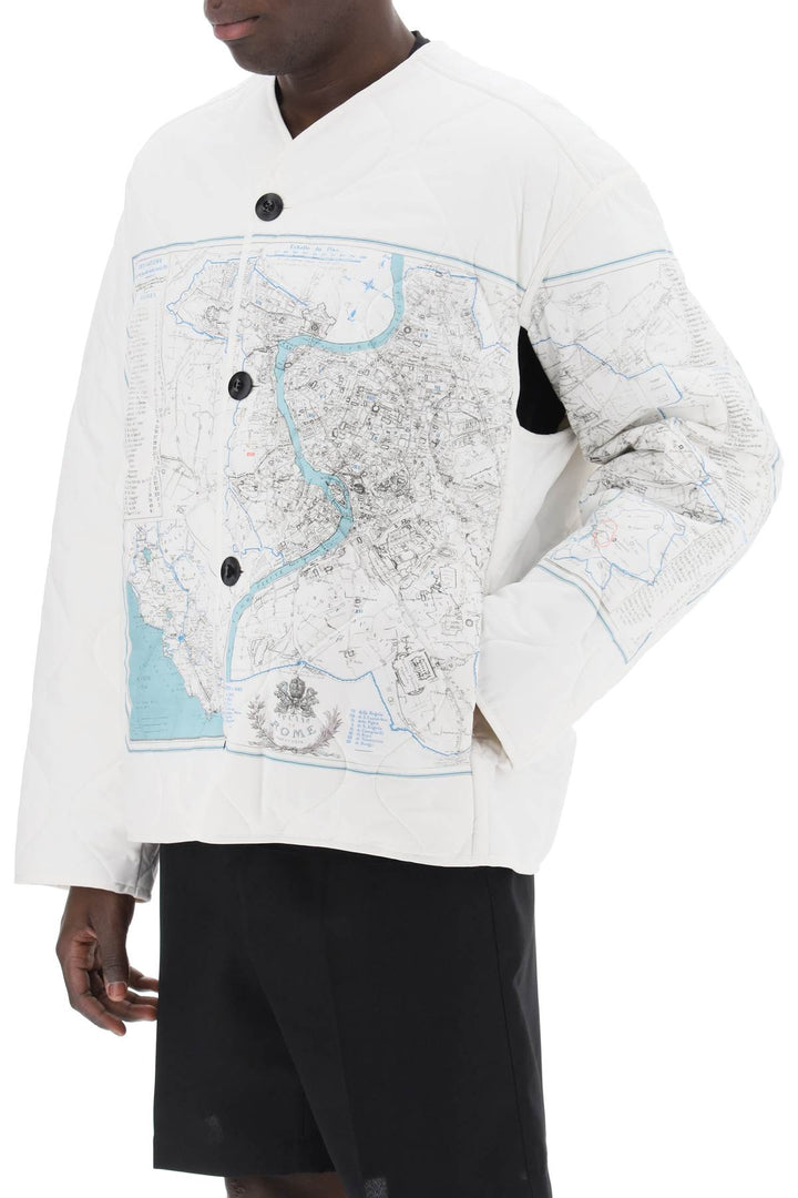 Combat Liner Printed Quilted Jacket - Oamc - Men