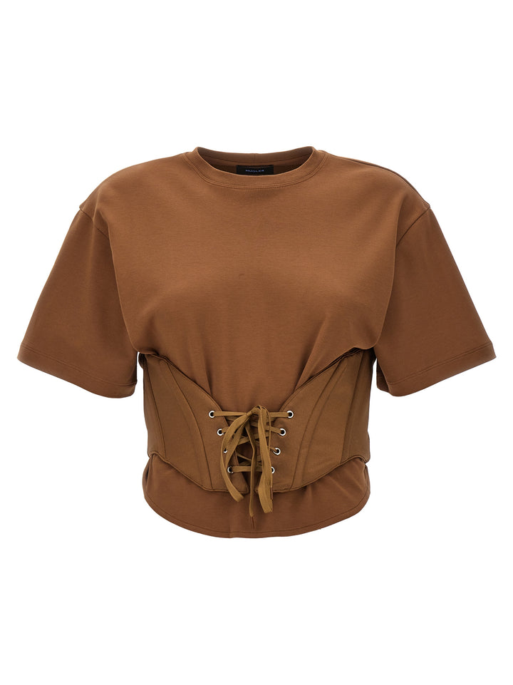 Corset T-Shirt Brown