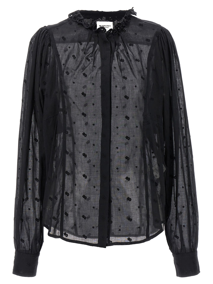 Marant Etoile Terzali Shirt and Blouse - Black | 61f1dffdce8cb76e6b98e60669396a90969aefe3