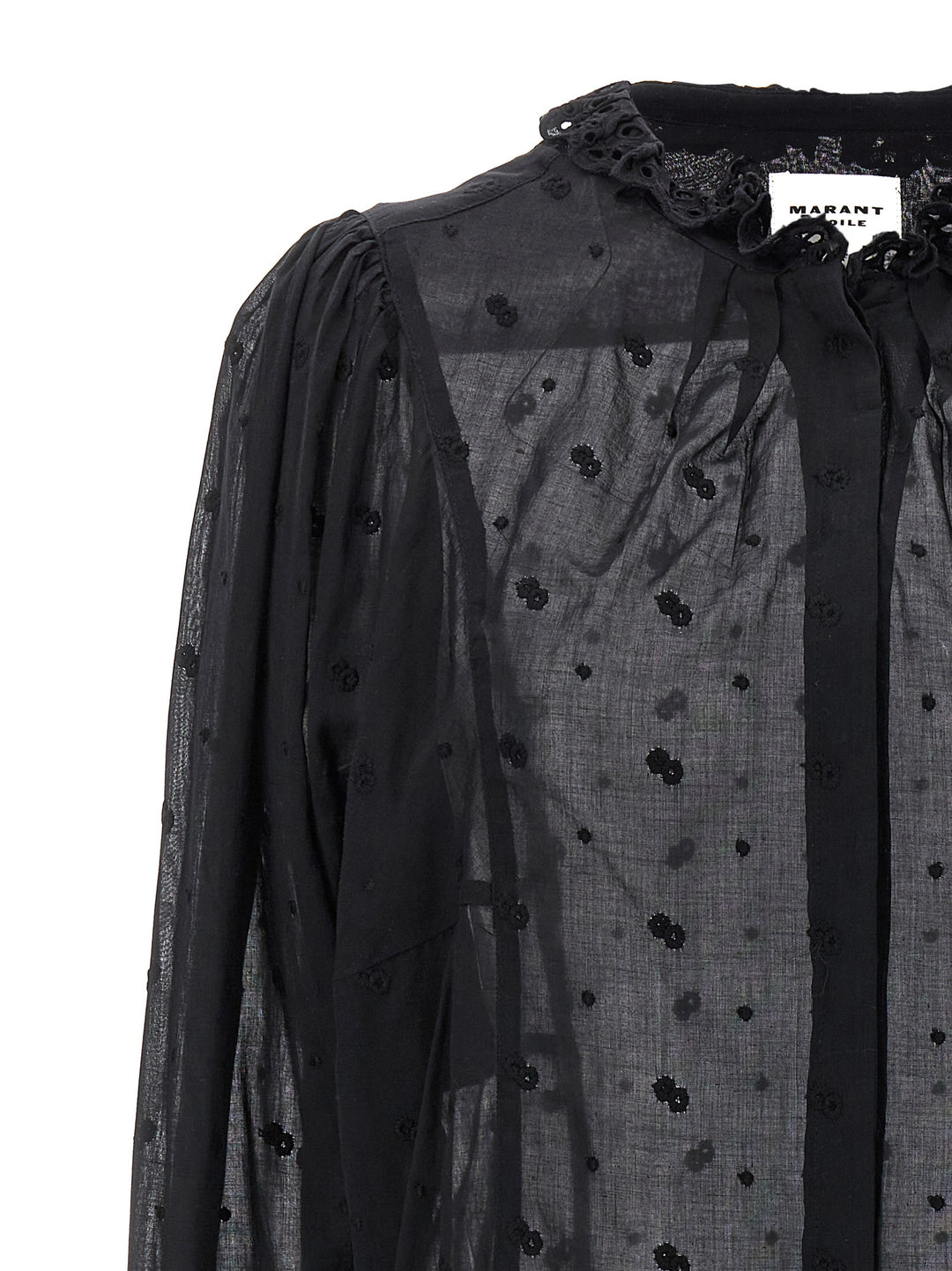Marant Etoile Terzali Shirt and Blouse - Black | ab5e05599575a619d9a8c49efb66b64346f9caf0