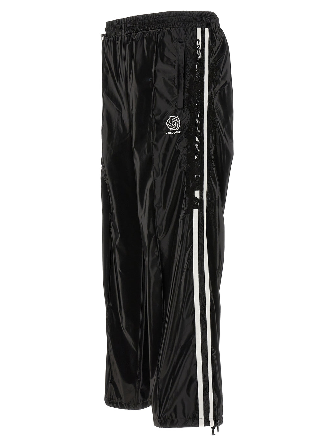 Laminate Track Pants White/Black