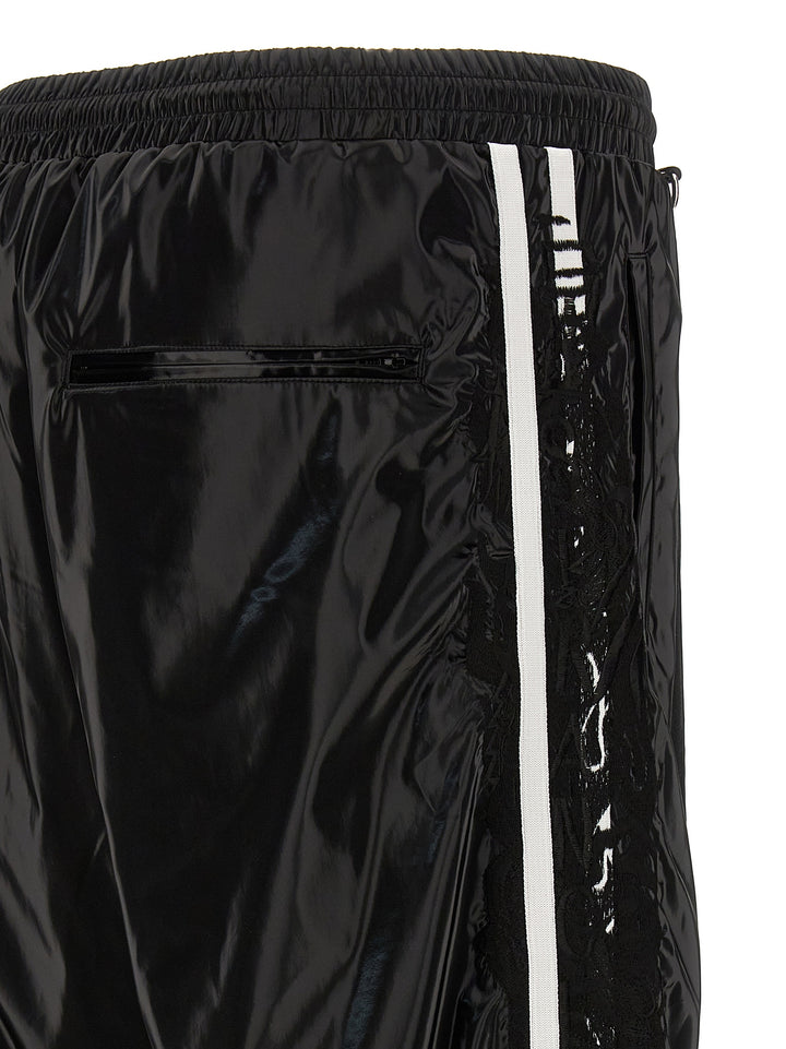 Laminate Track Pants White/Black