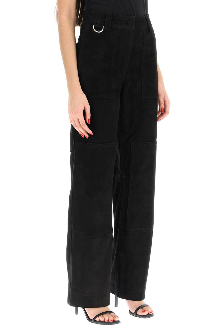 'Rose' Suede Leather Pants - Saks Potts - Women