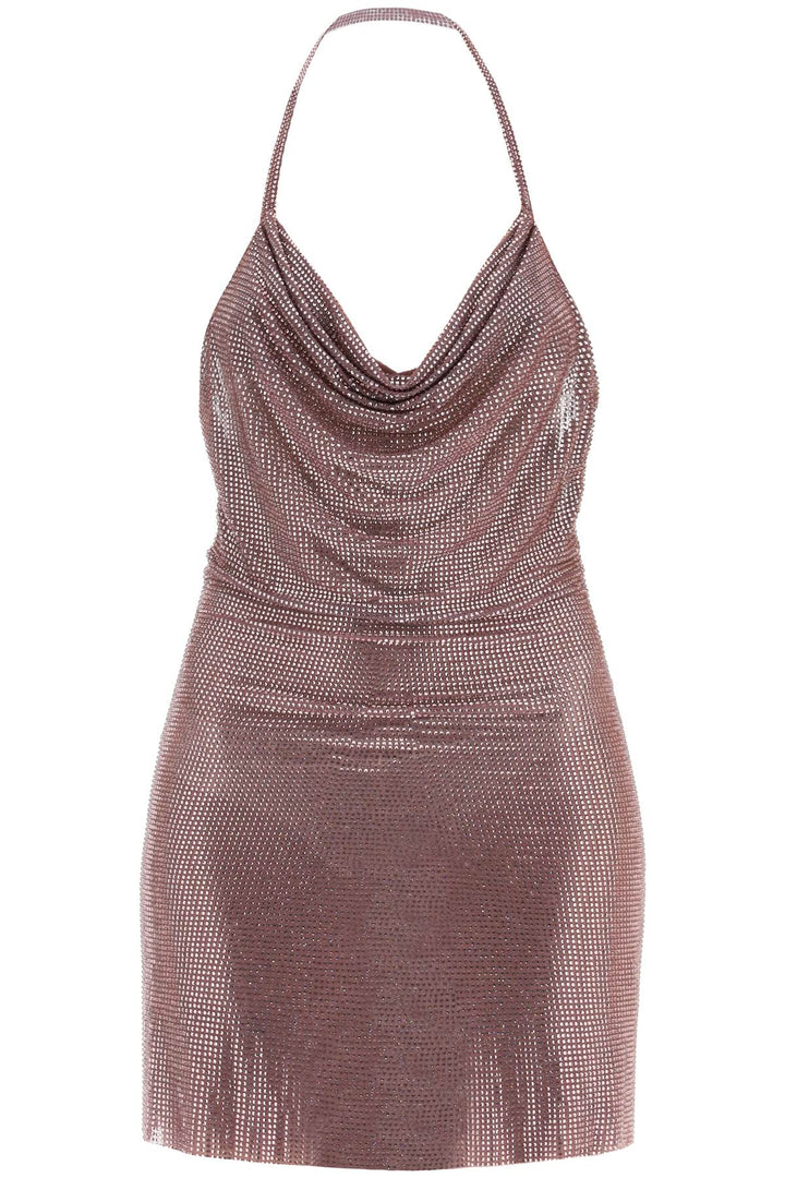 Rhinestone Mesh Mini Dress - Giuseppe Di Morabito - Women