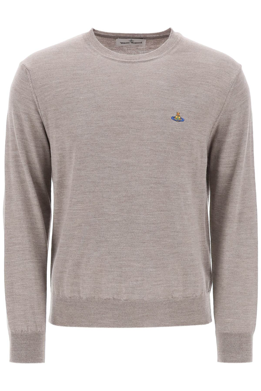 Orb Embroidered Crew Neck Sweater - Vivienne Westwood - Men