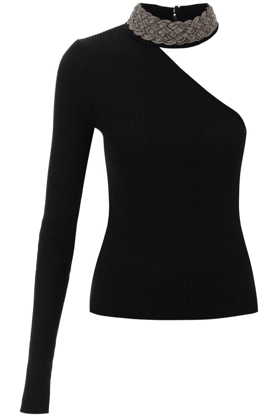 One Shoulder Top With Collar - Giuseppe Di Morabito - Women