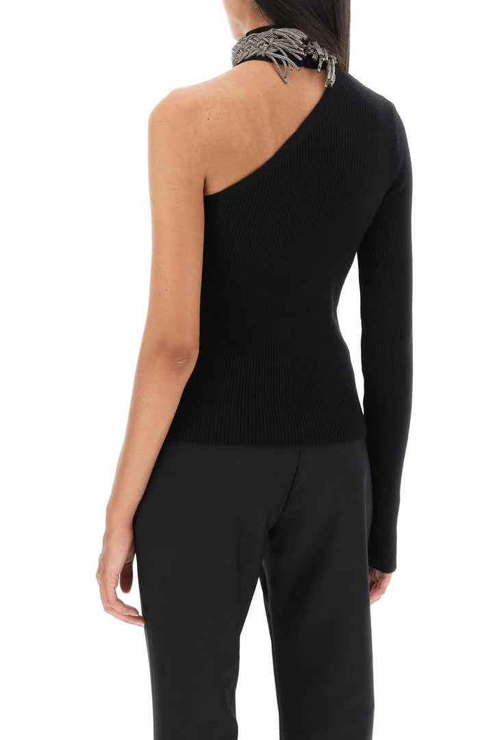 One Shoulder Top With Collar - Giuseppe Di Morabito - Women