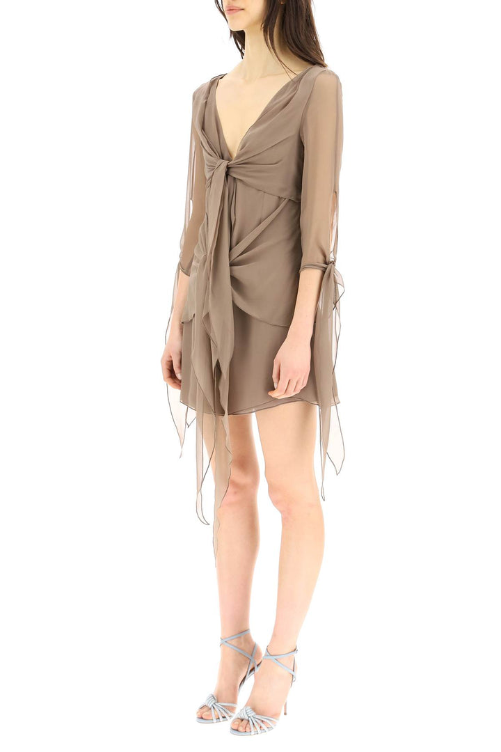 Chiffon Mini Dress - Blumarine - Women