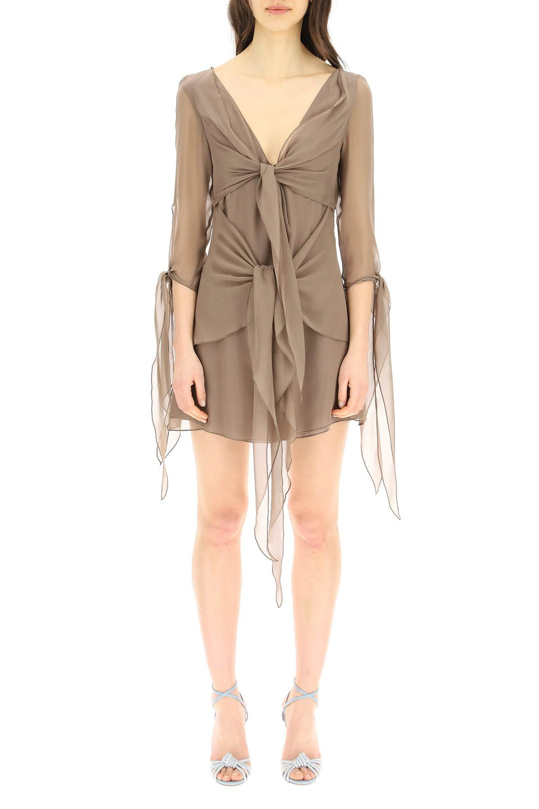 Chiffon Mini Dress - Blumarine - Women