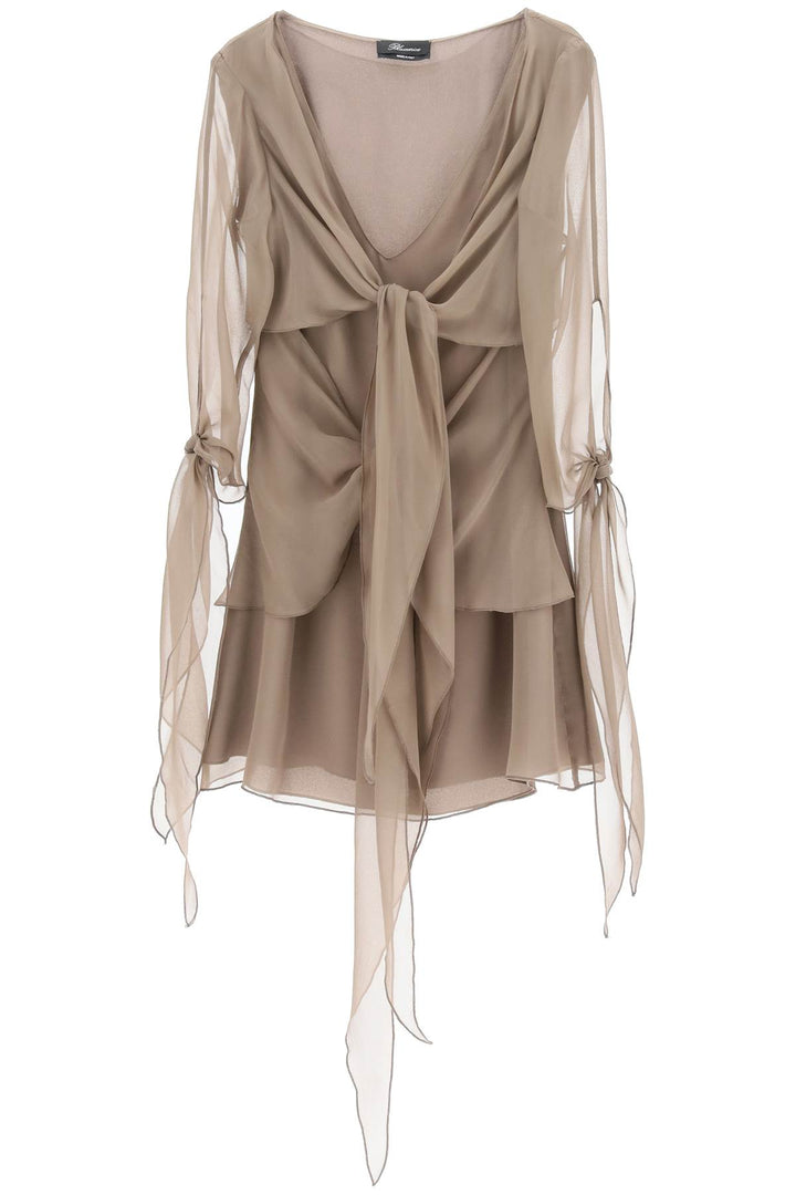 Chiffon Mini Dress - Blumarine - Women