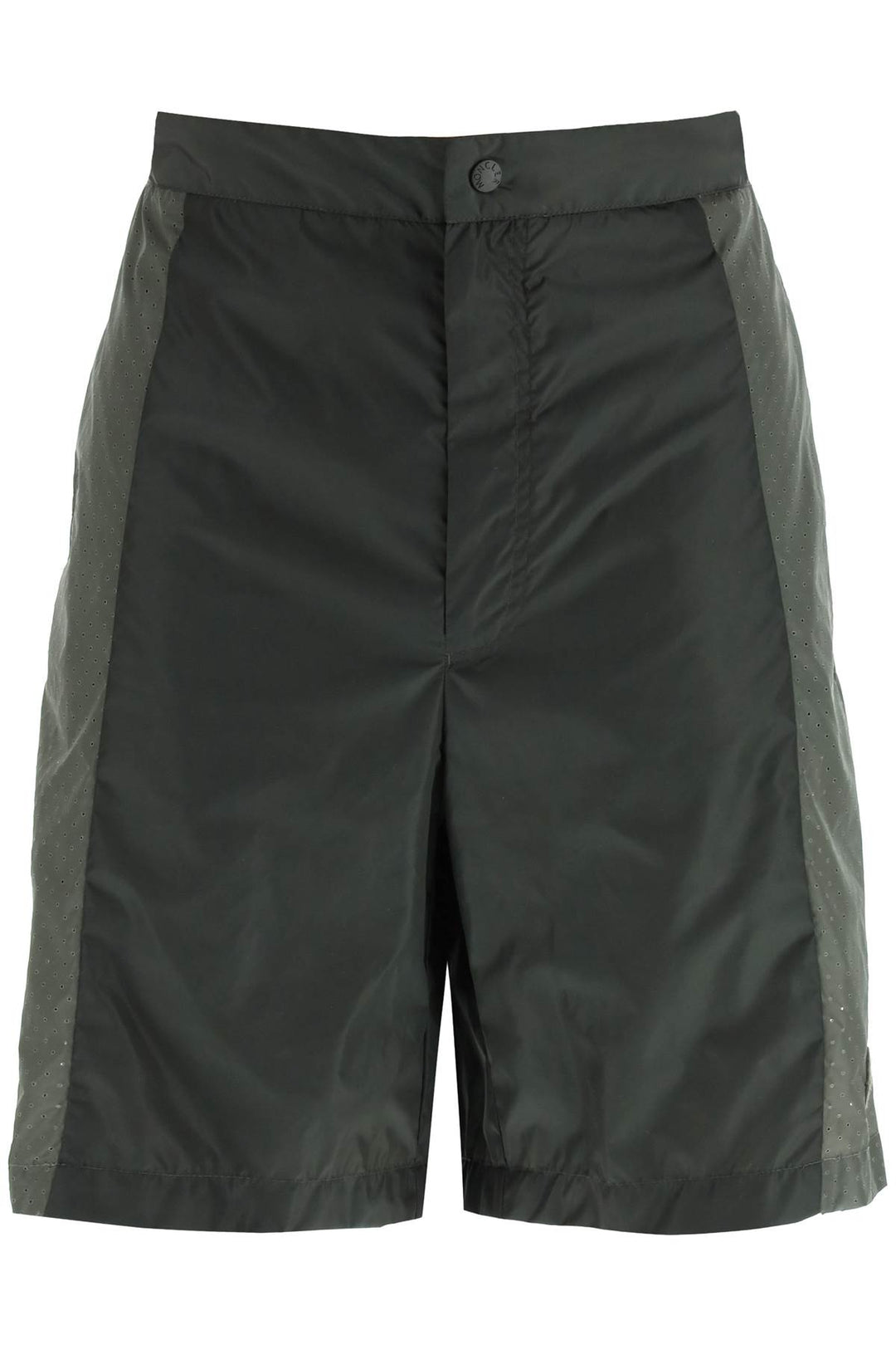 Perforated Nylon Shorts - Moncler Born To Protect - Men