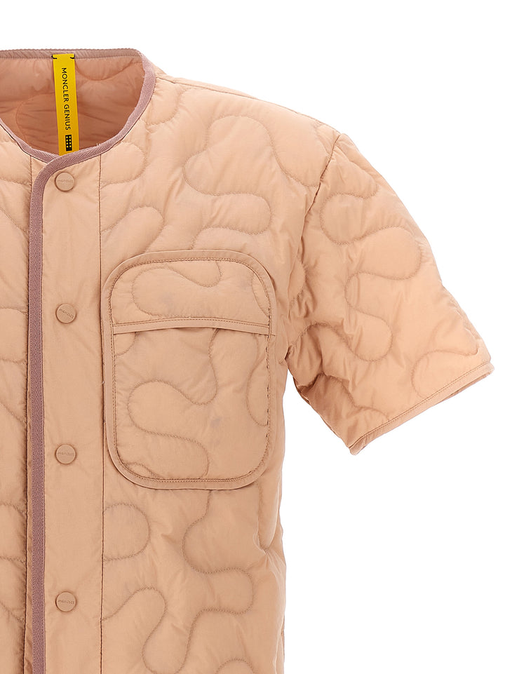 Moncler Genius X Salehe Bembury Padded Shirt Shirt, Blouse Pink