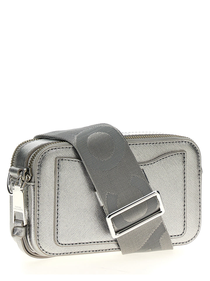 The Metallic Snapshot Crossbody Bags Silver