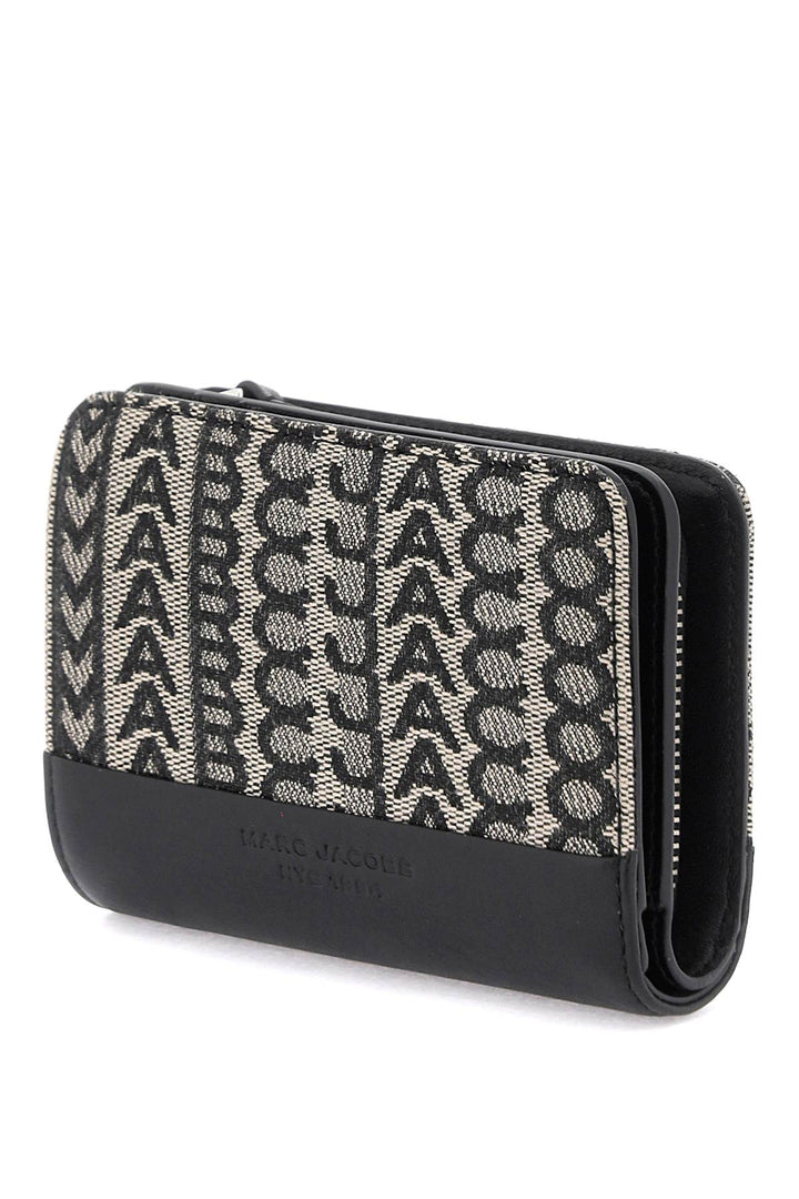 The Monogram Jacquard Mini Compact Wallet - Marc Jacobs - Women