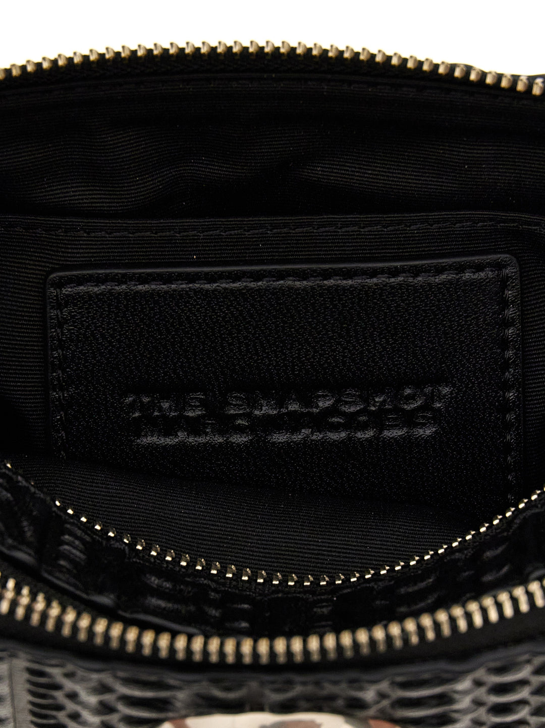 The Monogram Debossed Snapshot Crossbody Bags Black