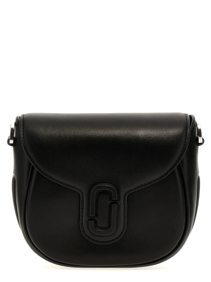 The J Marc Small Saddle Crossbody Bags Black