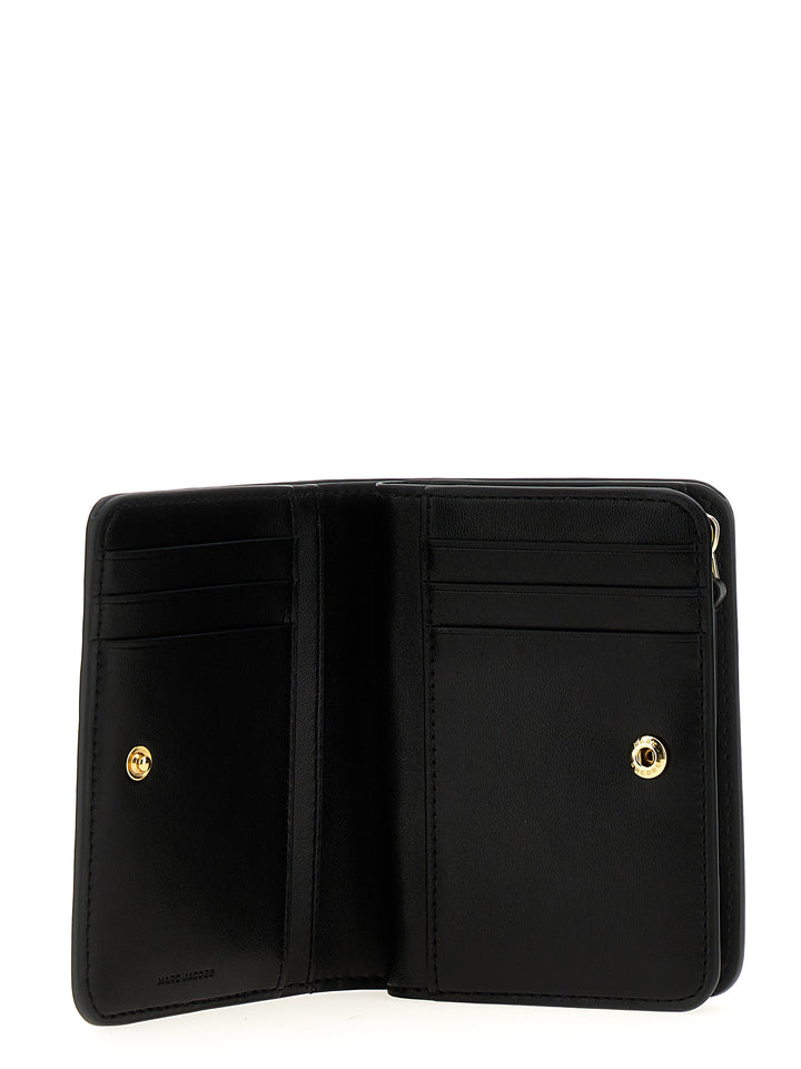 The J Marc Mini Compact Wallets, Card Holders Black