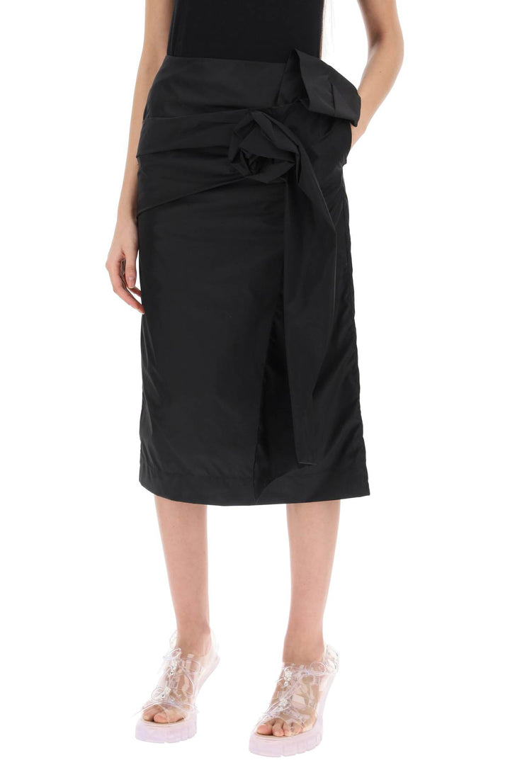 Pencil Skirt With Floral Applique - Simone Rocha - Women