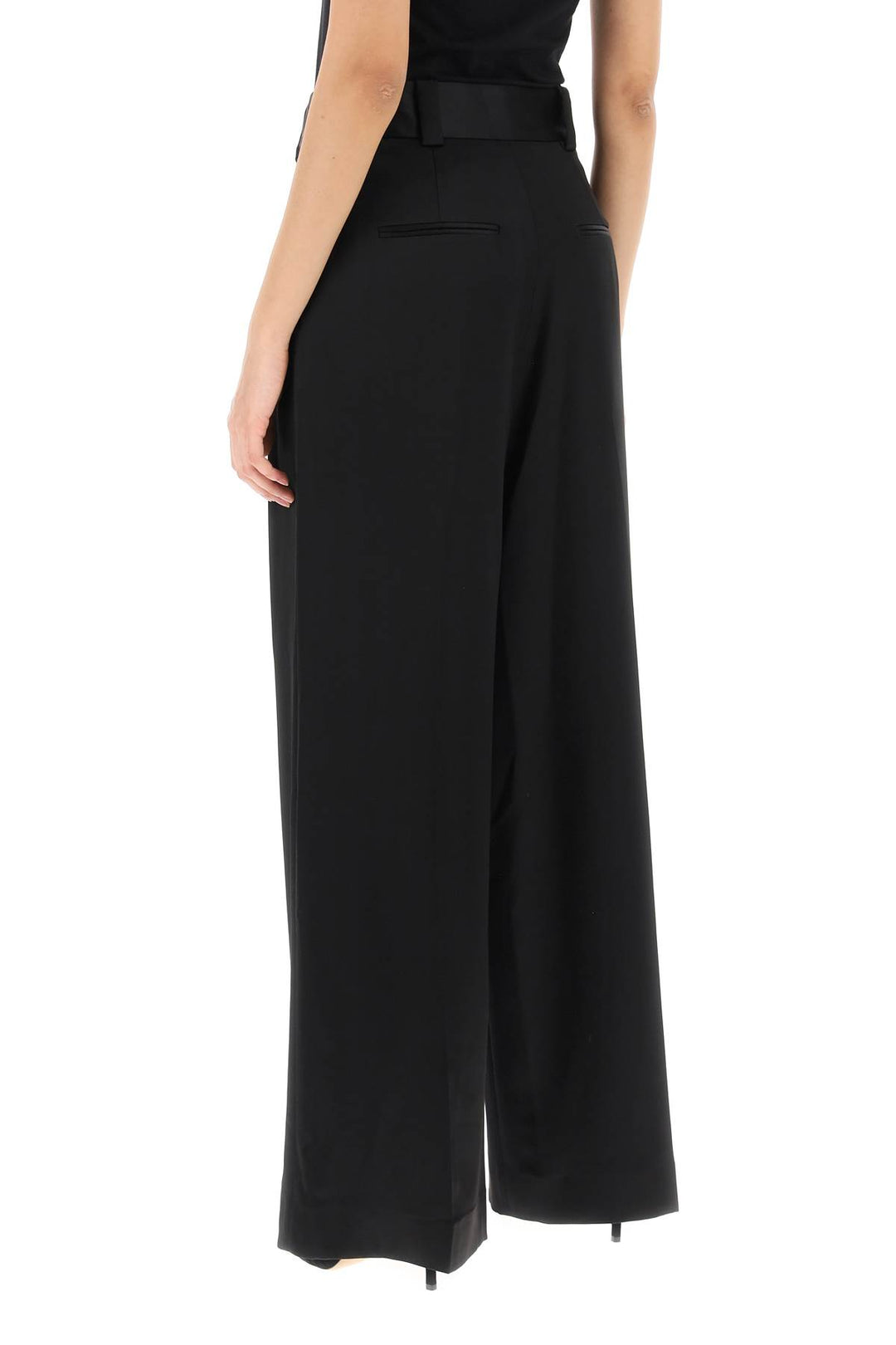 Simone Loose Pants In Satin - Khaite - Women