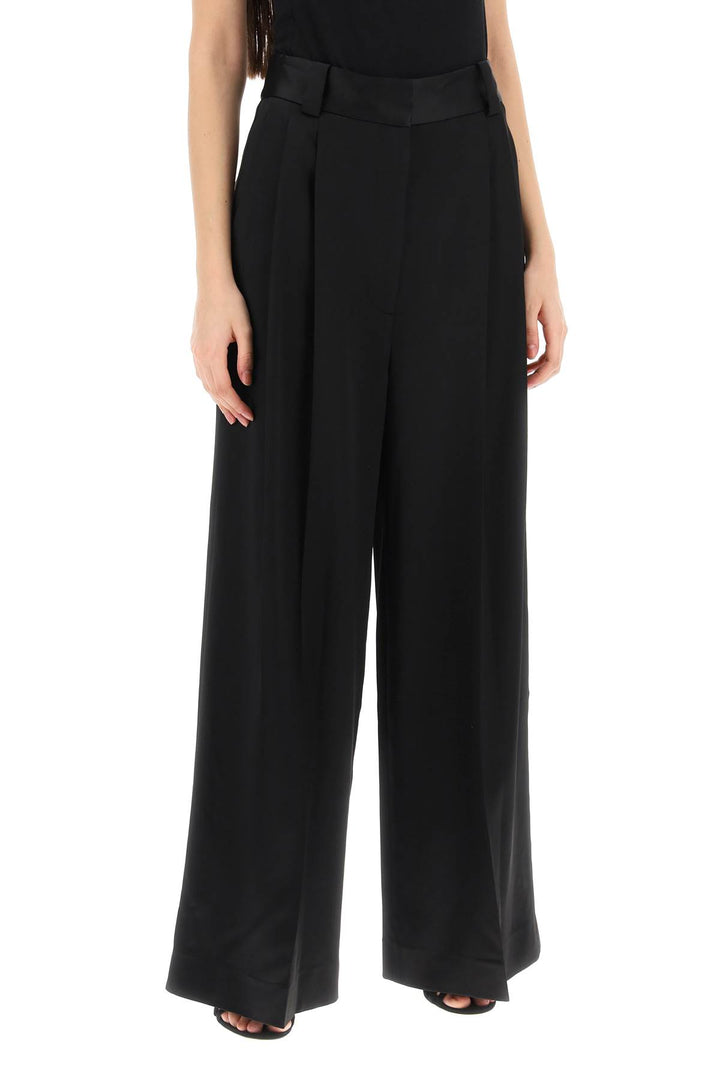 Simone Loose Pants In Satin - Khaite - Women