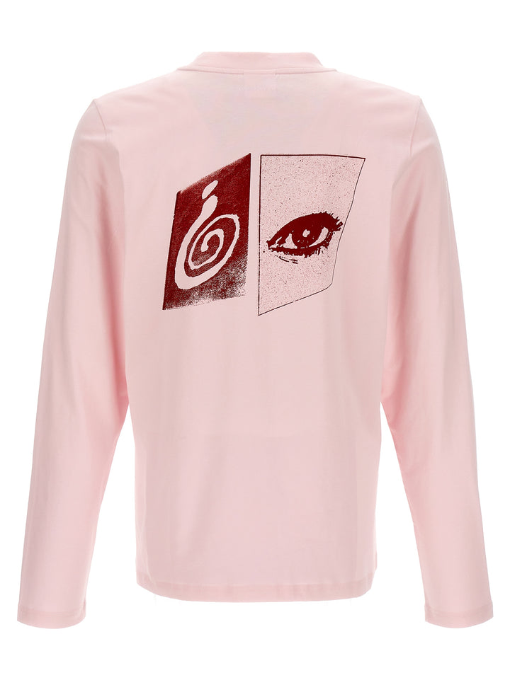 Ac Straight Printed T-Shirt Pink