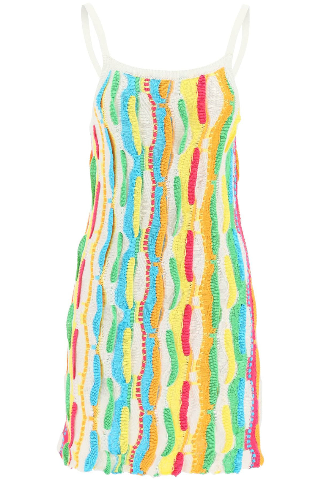 Multicolor Knit Mini Dress - MSGM - Women