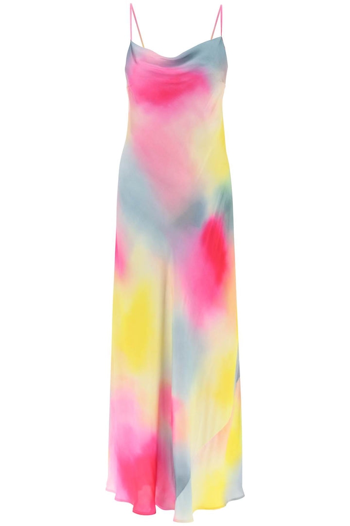 Multicolor Satin Dress - MSGM - Women