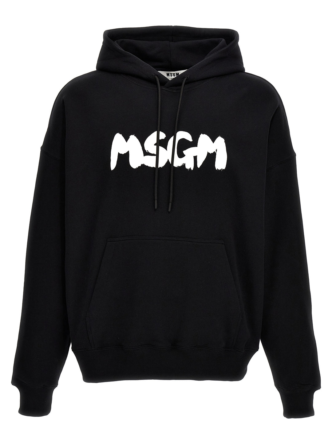 Logo Brush Sweatshirt Black