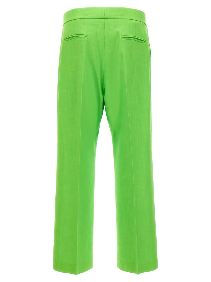 Straight Leg Pants Green