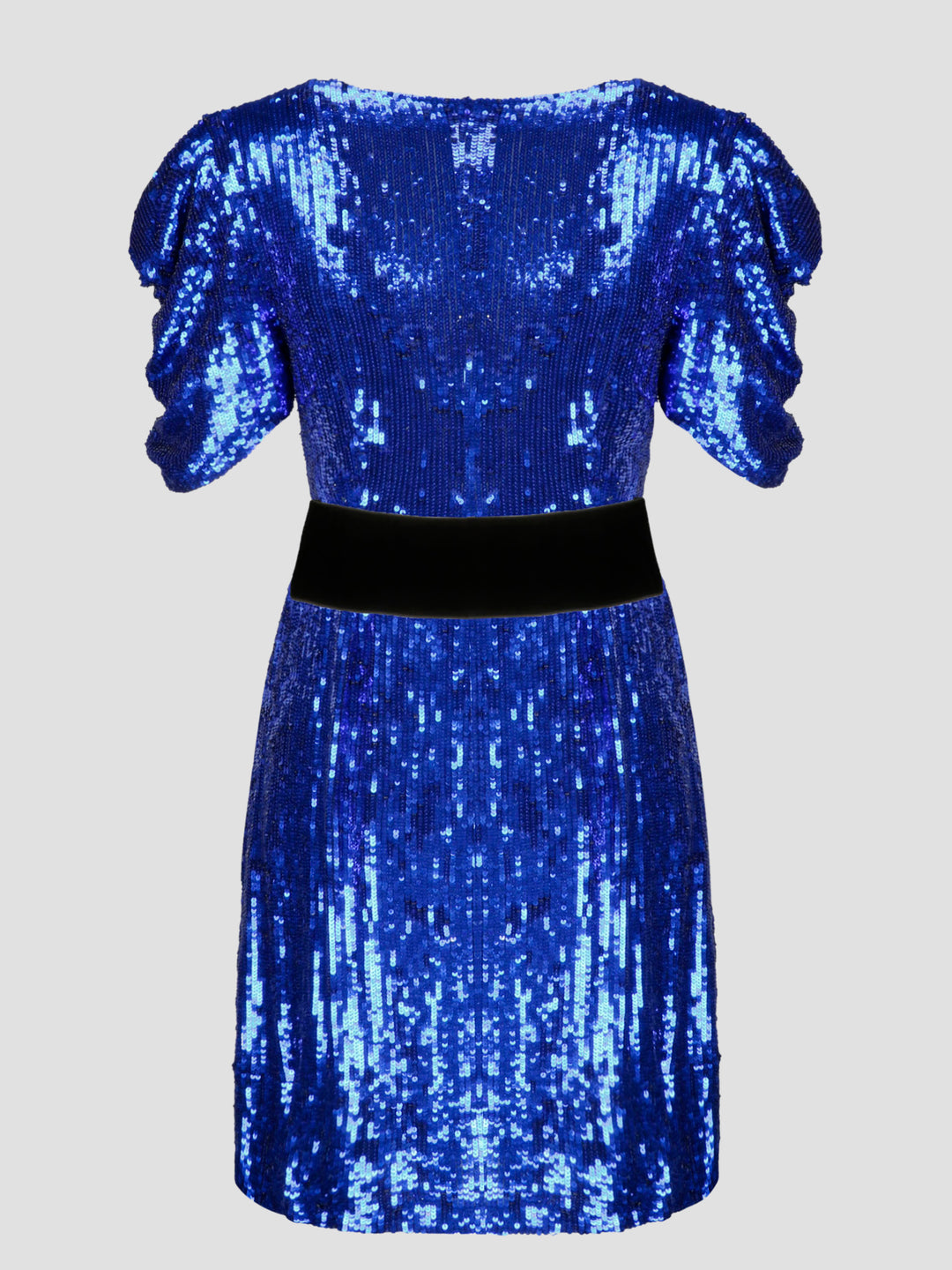 Sequin wrap mini dress