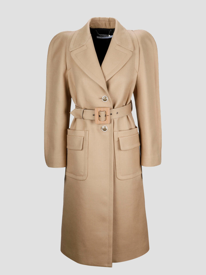 Wool belted coat