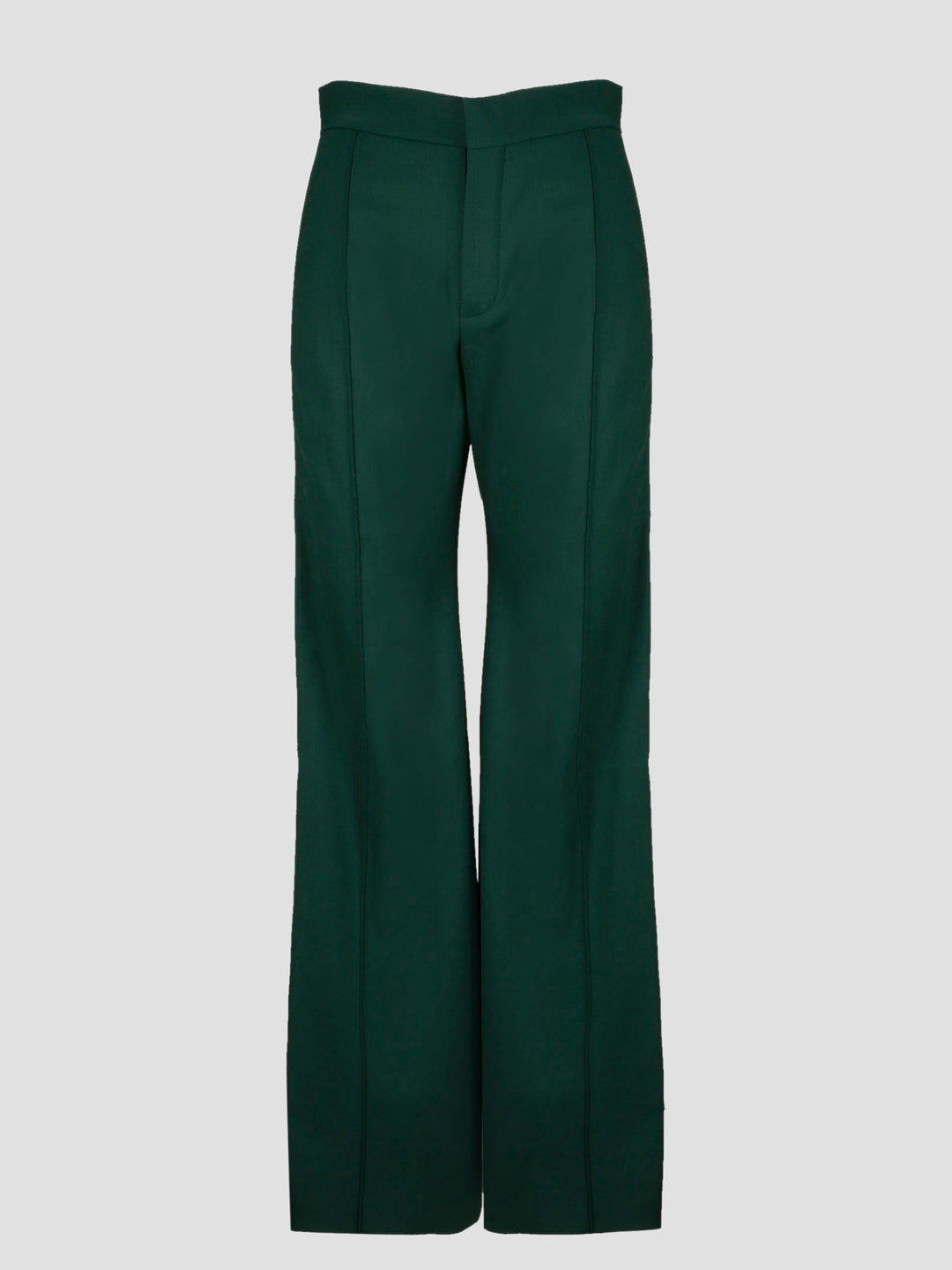 Silk canvas trouser