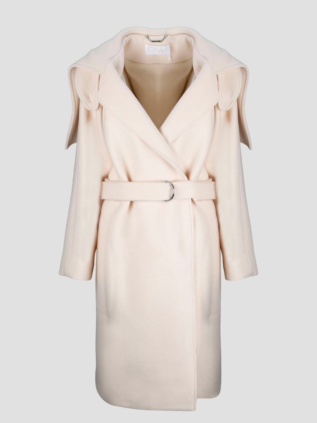 Belted long coat