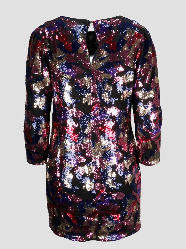 Full sequin mini dress