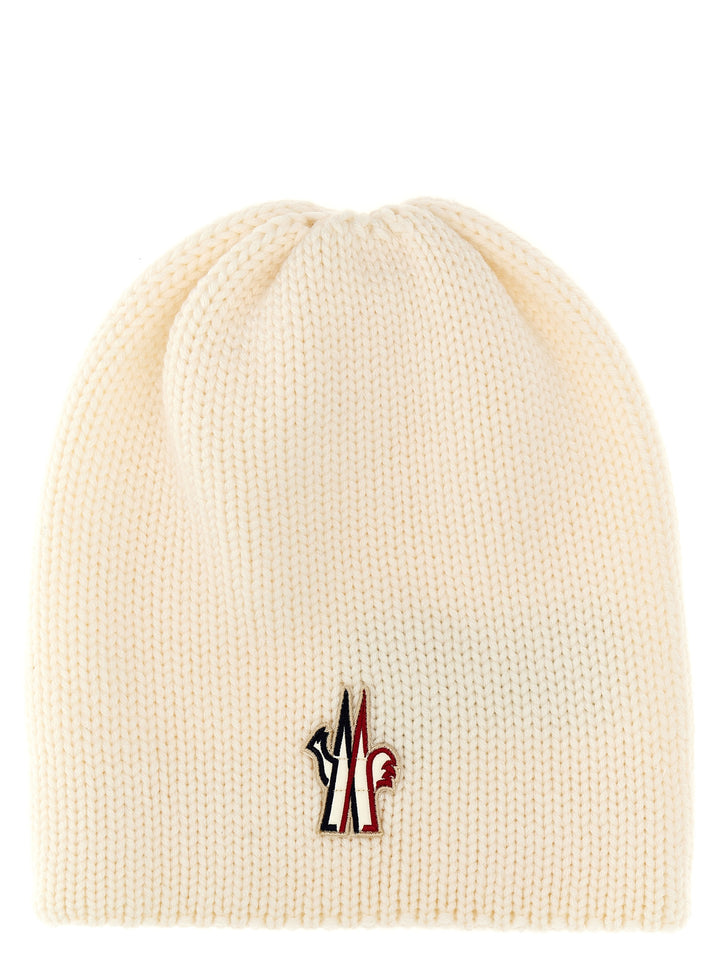 Logo Beanie Hats White