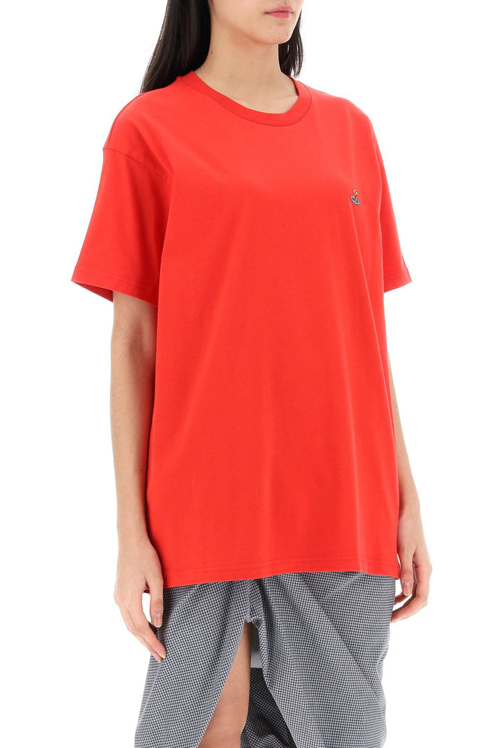 Classic T Shirt With Orb Logo - Vivienne Westwood - Women