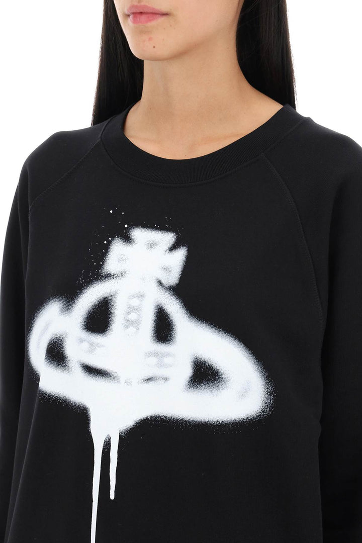 Spray Orb Crew Neck Sweatshirt - Vivienne Westwood - Women